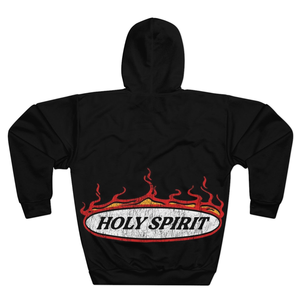 Holy Spirit Flames Hoodie — Christian Faith Pullover