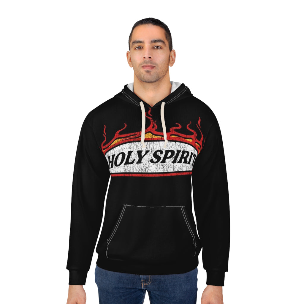 Holy Spirit Flames Hoodie — Christian Faith Pullover