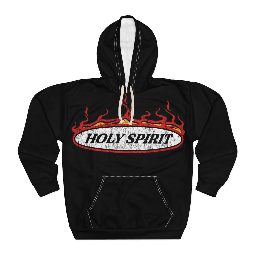 Holy Spirit Flames Hoodie — Christian Faith Pullover